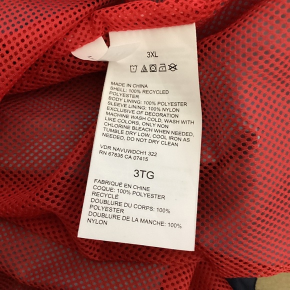 NAUTICA CHAMPIONSHIP 83 MEN BIG &TALL SIZE 3XL NAVY JACKET WINDBREAKER - Picture 11 of 11